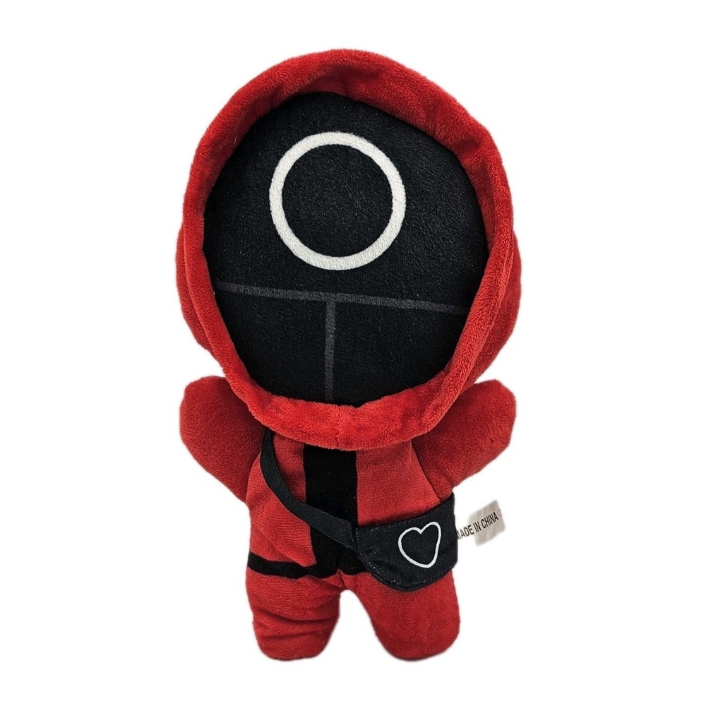 Netflix Squid Game Red Circle Guard Plush 10" Stuffed Collectible Hanging PL-2